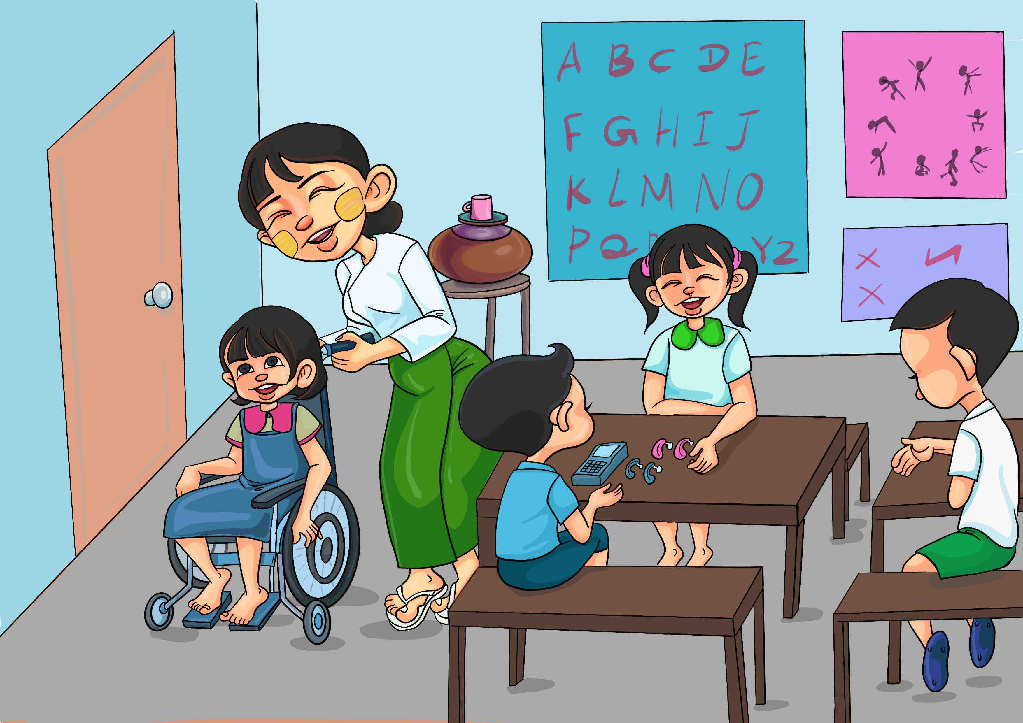 မော်ဂျူး ၁ - မသန်စွမ်းမှုနှင့် လူတိုင်းအကျုံးဝင်ပညာရေး အွန်လိုင်းသင်ခန်းစာ